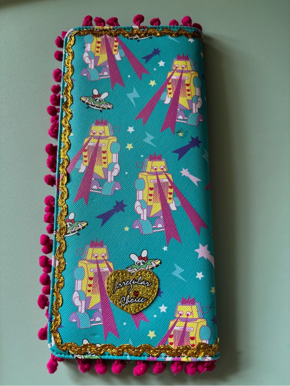 Rare Irregular Choice Vintage Robot Clutch Wallet - Picture 2 of 7